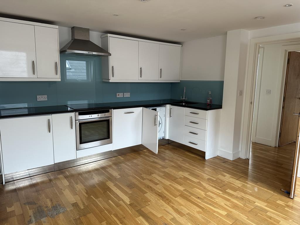 Lot: 51 - ONE-BEDROOM TOP FLOOR FLAT - Open Plan Living space and Kitchen
